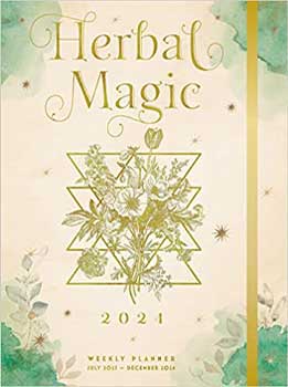 July 2023- Dec 2024 Herbal Magic weekly planner (hc)