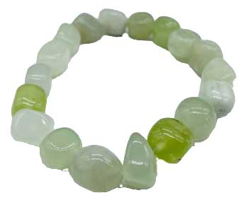 Serpentine gemstone bracelet