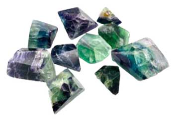 ~7# Fluorite polygone free shape