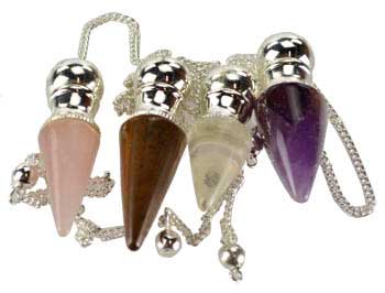 various stones Chambered pendulum