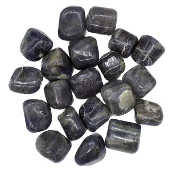 1 lb Iolite tumbled stones