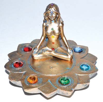 3" Goddess 7 Chakra burner