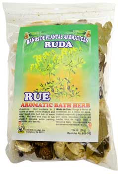 1 1/4oz Rue (Ruda) aromatic bath herb